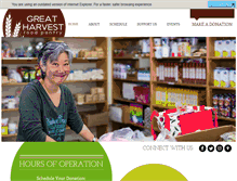 Tablet Screenshot of greatharvestfoodpantry.org